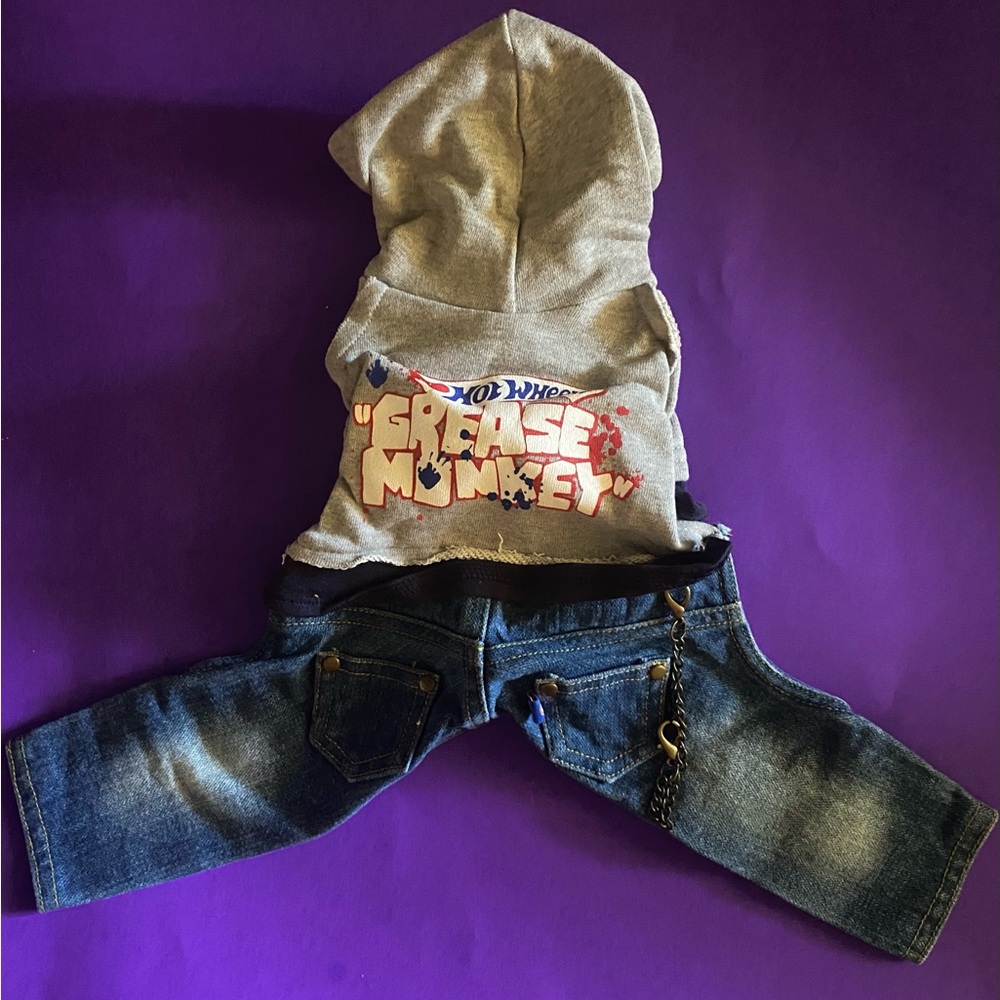 Hot Wheels Dog Overalls Size Xs. Brand New in Packaging & With Tags.